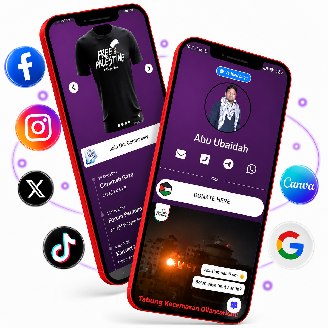 Bio link mockup 2